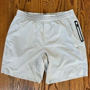 Ten Thousand Light Gray Athletic Training Shorts